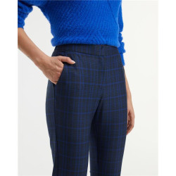 Pantalón cuadros azul PAZ TORRAS