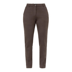 Pantalón cremalleras marrón BRANDTEX