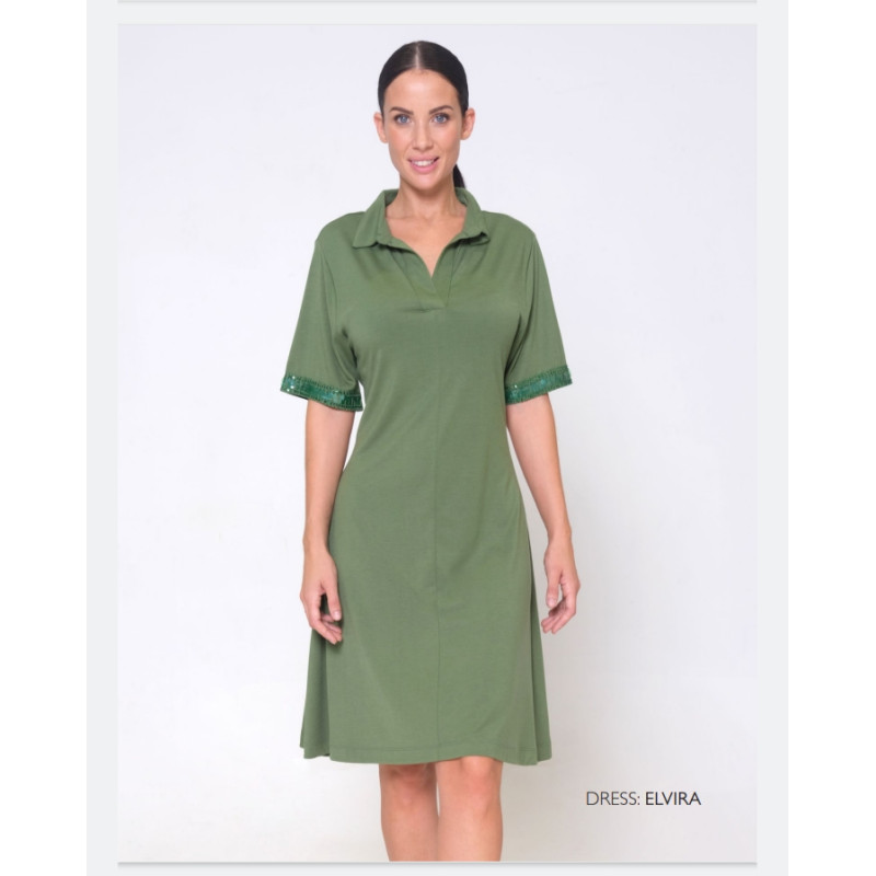 Vestido punto verde ME&ME