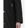 Parka larga negra BRANDTEX